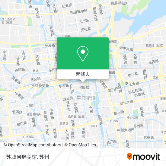 苏城河畔宾馆地图