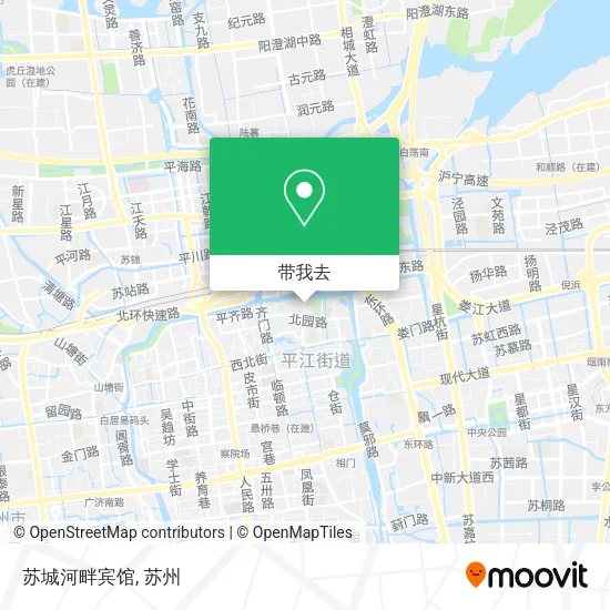 苏城河畔宾馆地图
