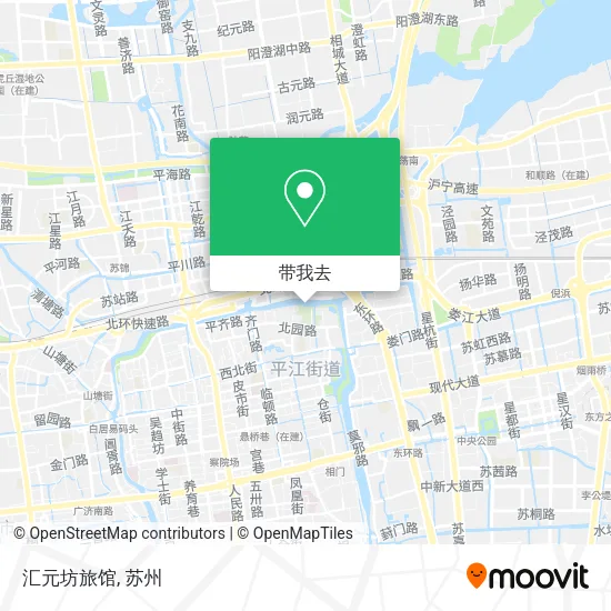 汇元坊旅馆地图