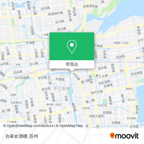 合家欢酒楼地图