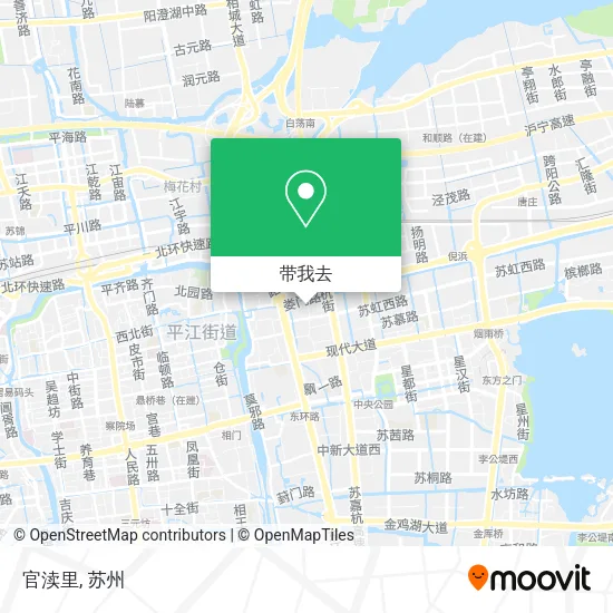 官渎里地图