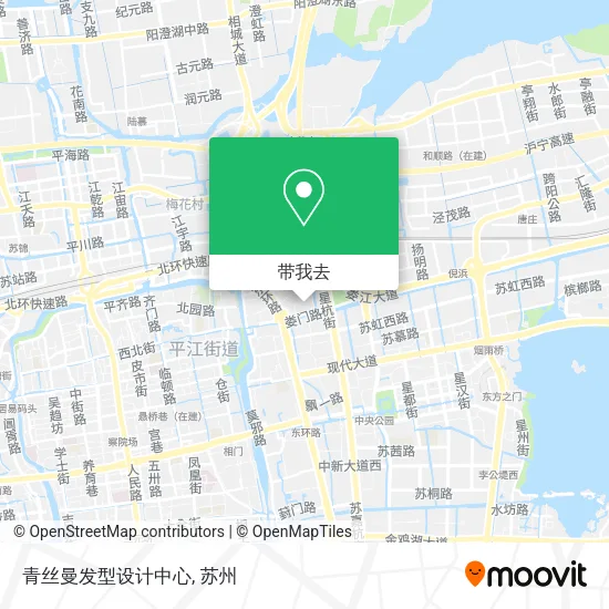 青丝曼发型设计中心地图