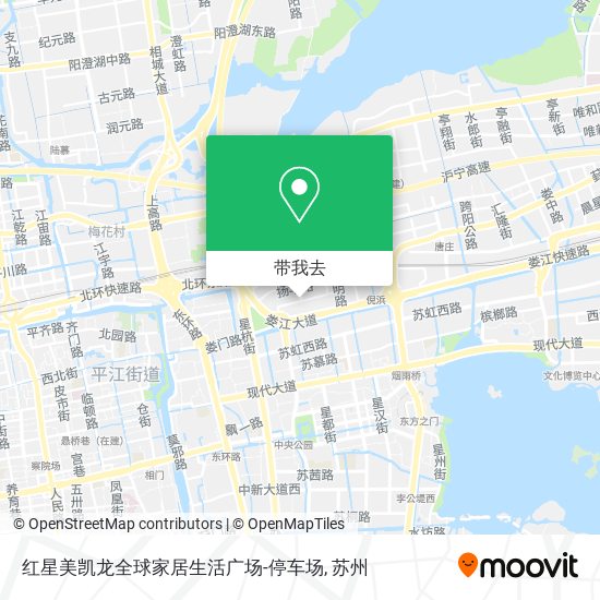 红星美凯龙全球家居生活广场-停车场地图