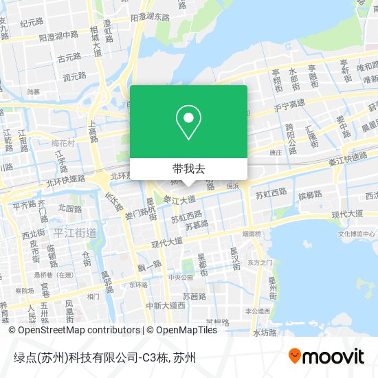 绿点(苏州)科技有限公司-C3栋地图