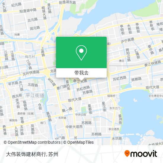 大伟装饰建材商行地图