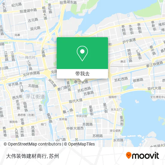 大伟装饰建材商行地图