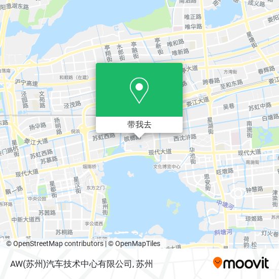 AW(苏州)汽车技术中心有限公司地图