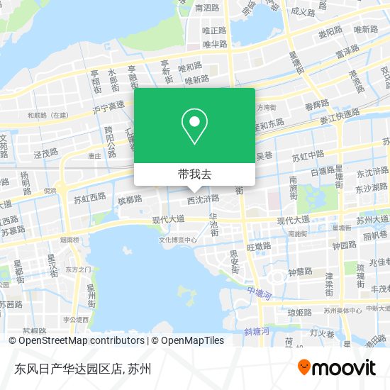 东风日产华达园区店地图