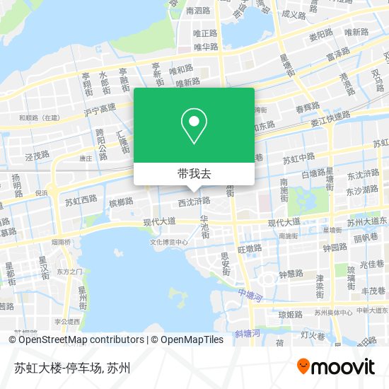 苏虹大楼-停车场地图