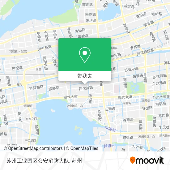 苏州工业园区公安消防大队地图