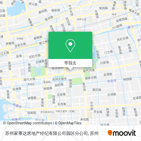 苏州家事达房地产经纪有限公司园区分公司地图