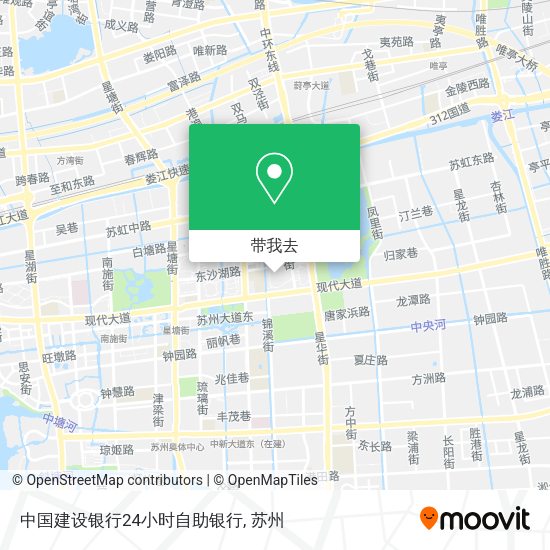 中国建设银行24小时自助银行地图