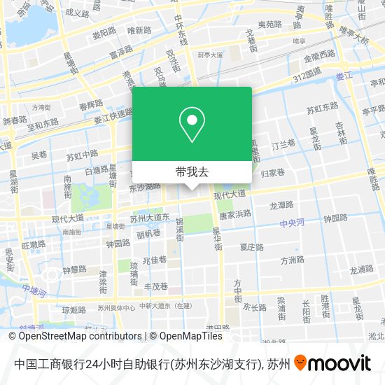 中国工商银行24小时自助银行(苏州东沙湖支行)地图