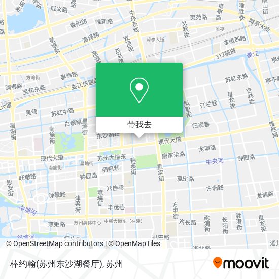 棒约翰(苏州东沙湖餐厅)地图