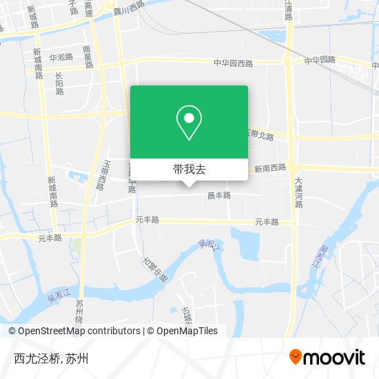 西尤泾桥地图