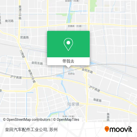 皇田汽车配件工业公司地图