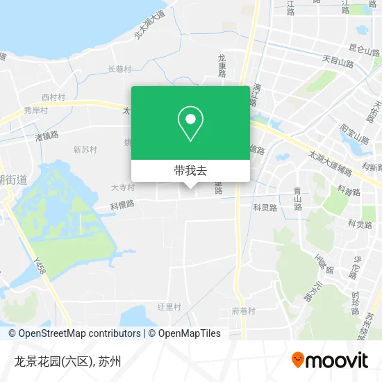 龙景花园(六区)地图