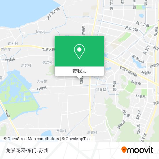 龙景花园-东门地图