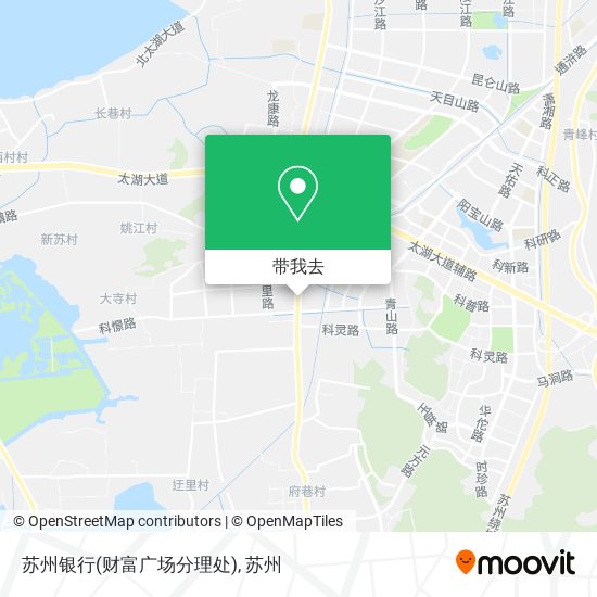 苏州银行(财富广场分理处)地图