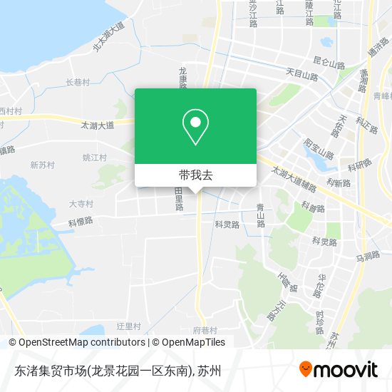 东渚集贸市场(龙景花园一区东南)地图