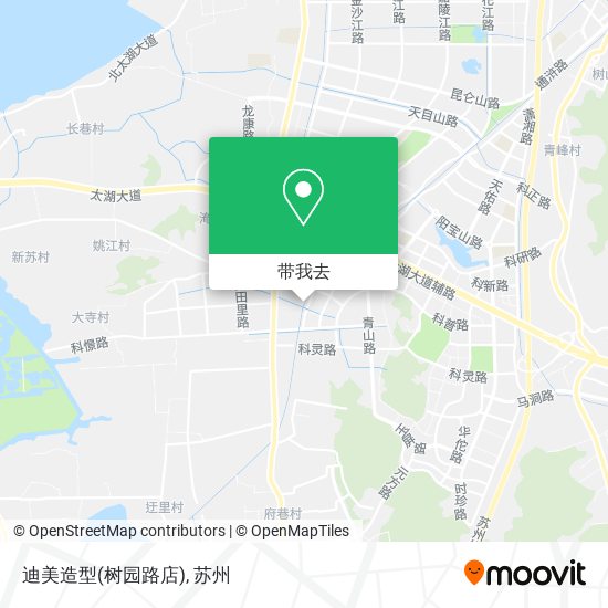 迪美造型(树园路店)地图