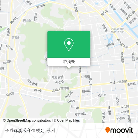 长成锦溪禾府-售楼处地图