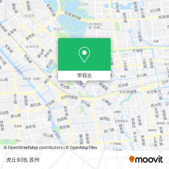 虎丘剑池地图