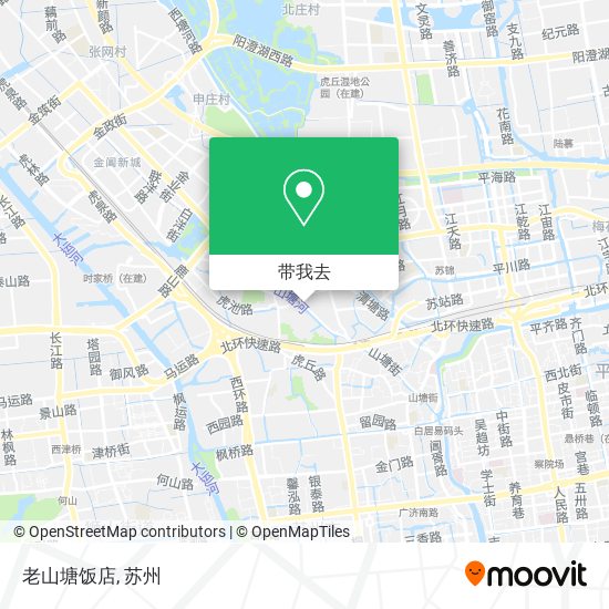 老山塘饭店地图