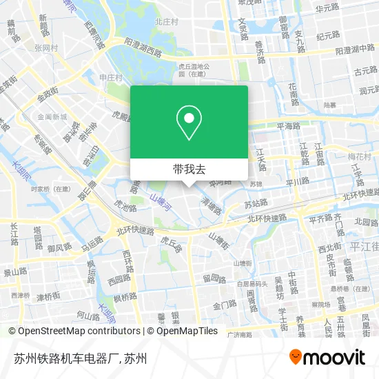 苏州铁路机车电器厂地图