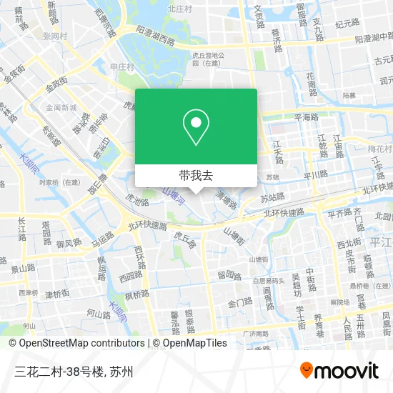 三花二村-38号楼地图
