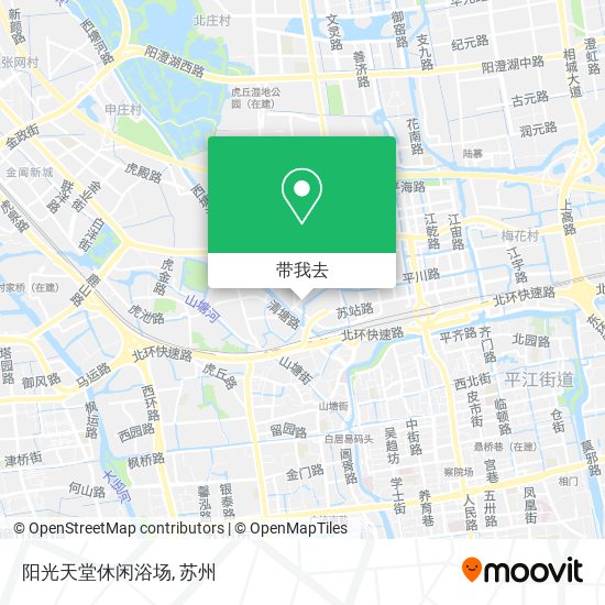 阳光天堂休闲浴场地图