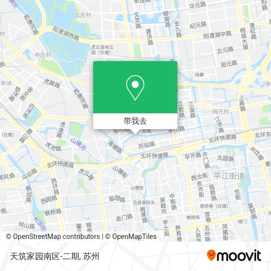 天筑家园南区-二期地图