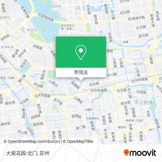 大观花园-北门地图