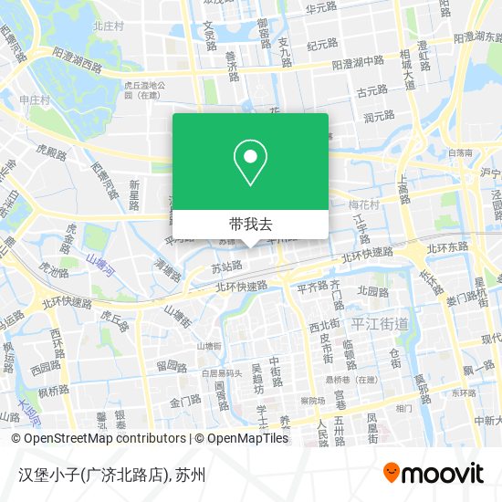 汉堡小子(广济北路店)地图