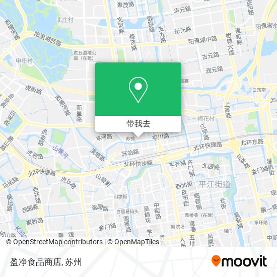 盈净食品商店地图