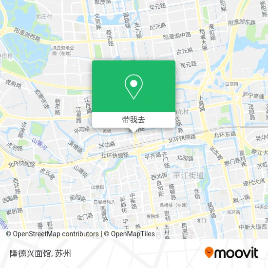 隆德兴面馆地图