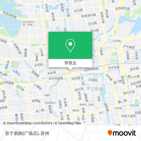 苏宁易购(广场店)地图
