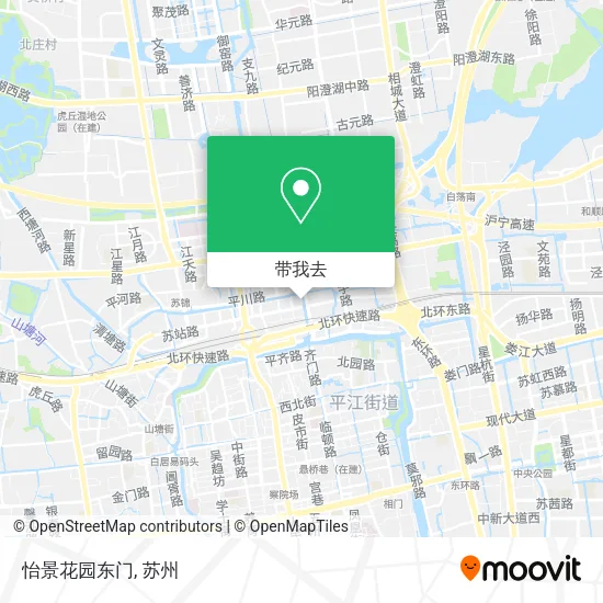 怡景花园东门地图