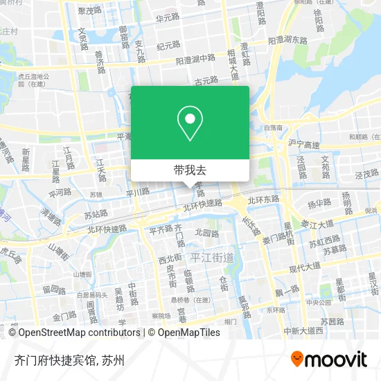 齐门府快捷宾馆地图