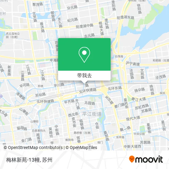 梅林新苑-13幢地图