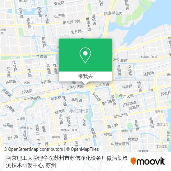 南京理工大学理学院苏州市苏信净化设备厂微污染检测技术研发中心地图