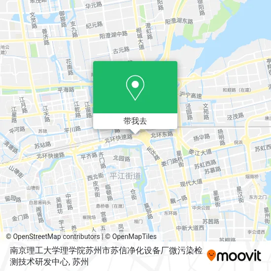 南京理工大学理学院苏州市苏信净化设备厂微污染检测技术研发中心地图