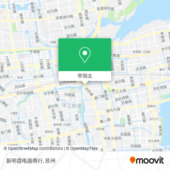 新明霞电器商行地图