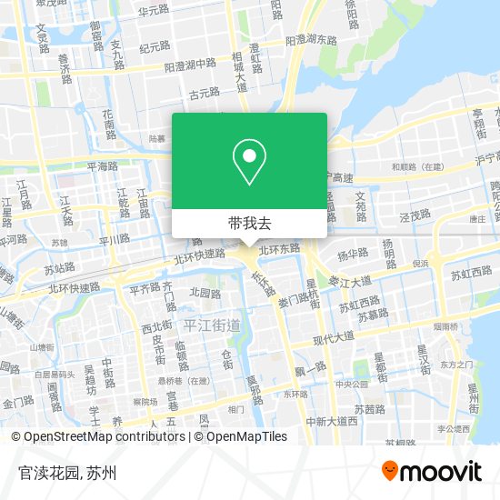 官渎花园地图