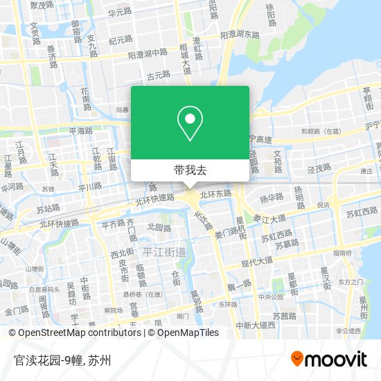 官渎花园-9幢地图