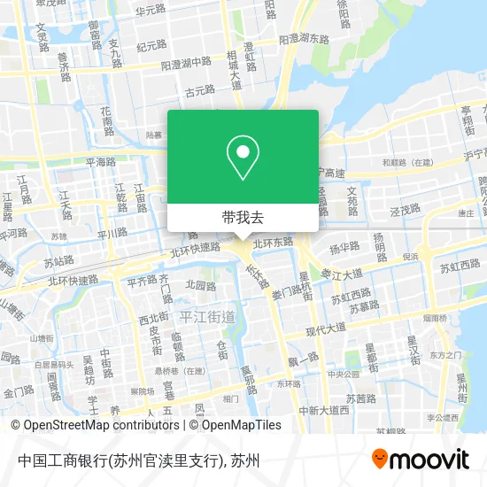 中国工商银行(苏州官渎里支行)地图