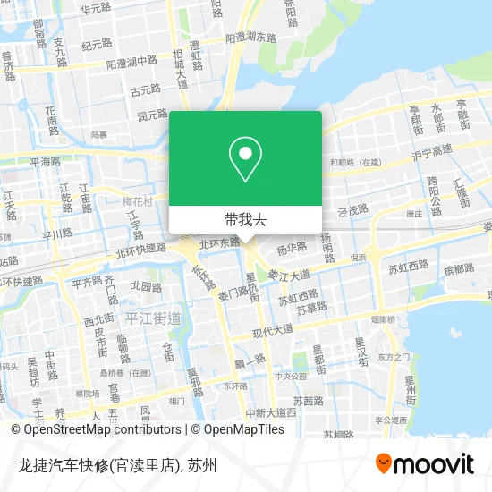 龙捷汽车快修(官渎里店)地图