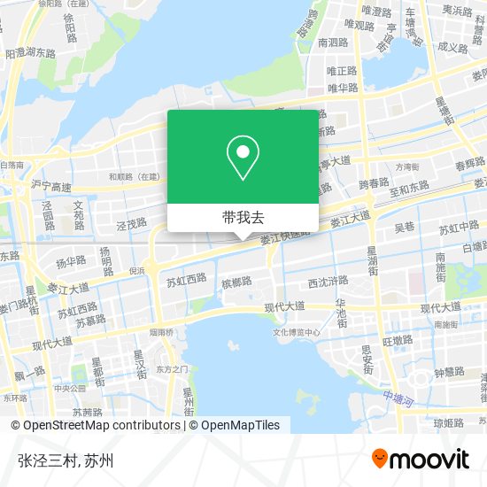 张泾三村地图