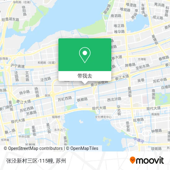 张泾新村三区-115幢地图