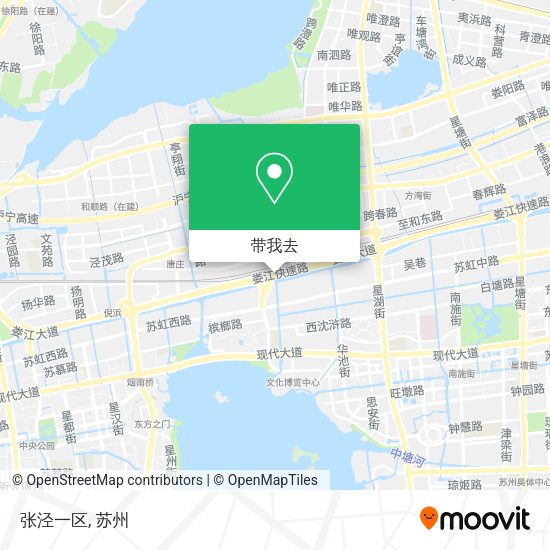 张泾一区地图